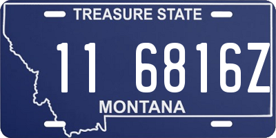 MT license plate 116816Z