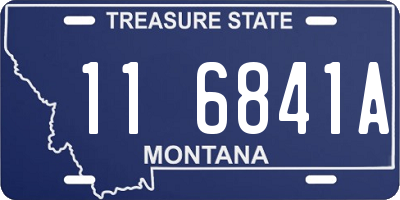 MT license plate 116841A