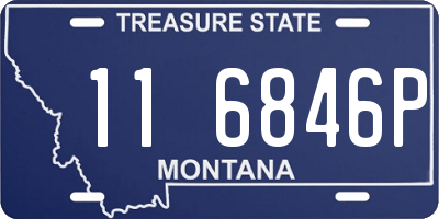 MT license plate 116846P