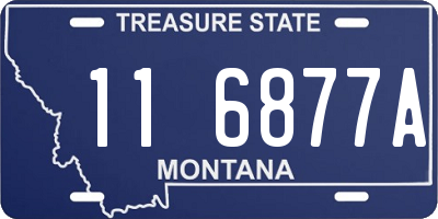 MT license plate 116877A