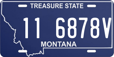 MT license plate 116878V