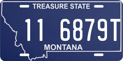 MT license plate 116879T