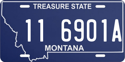 MT license plate 116901A