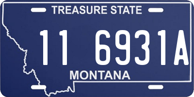 MT license plate 116931A