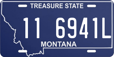 MT license plate 116941L