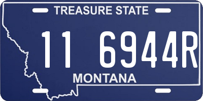 MT license plate 116944R