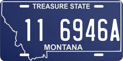 MT license plate 116946A
