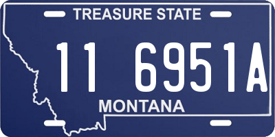 MT license plate 116951A