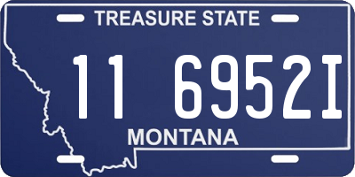 MT license plate 116952I