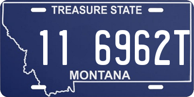 MT license plate 116962T