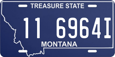 MT license plate 116964I