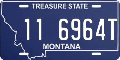 MT license plate 116964T