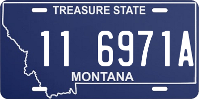 MT license plate 116971A