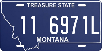 MT license plate 116971L