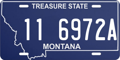 MT license plate 116972A