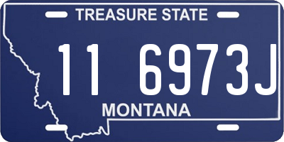 MT license plate 116973J
