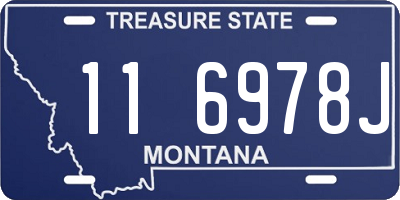 MT license plate 116978J