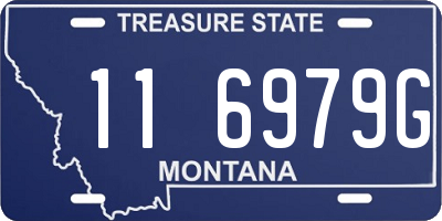 MT license plate 116979G