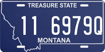 MT license plate 116979Q