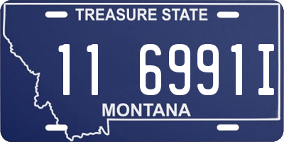 MT license plate 116991I