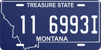 MT license plate 116993I