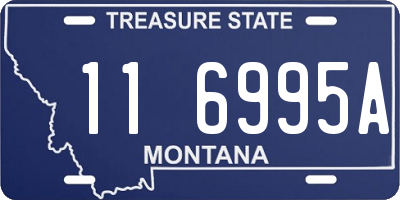 MT license plate 116995A