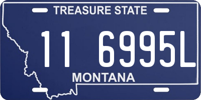 MT license plate 116995L