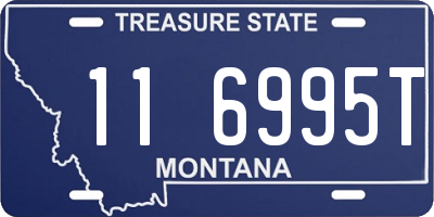 MT license plate 116995T