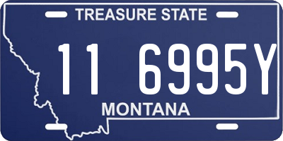 MT license plate 116995Y