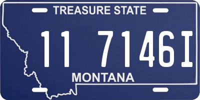 MT license plate 117146I
