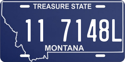 MT license plate 117148L