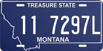 MT license plate 117297L