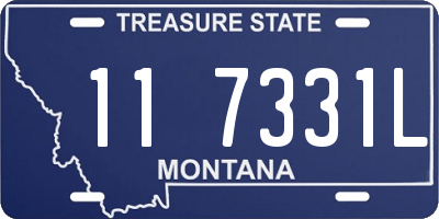 MT license plate 117331L