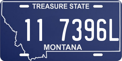 MT license plate 117396L