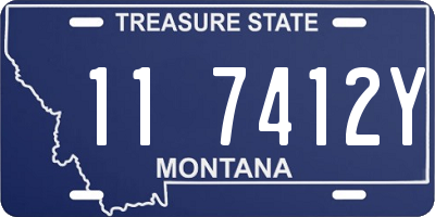 MT license plate 117412Y