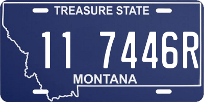 MT license plate 117446R