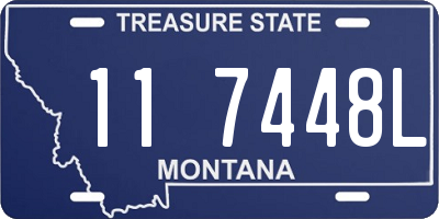 MT license plate 117448L