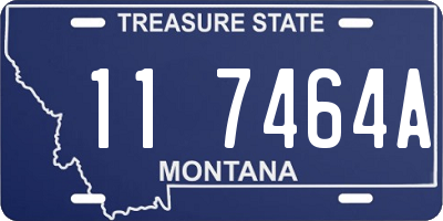MT license plate 117464A