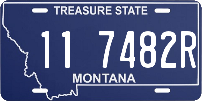 MT license plate 117482R