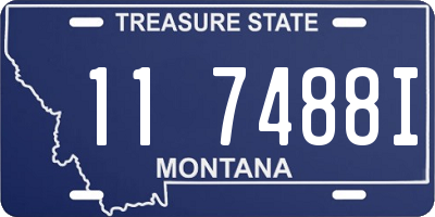 MT license plate 117488I