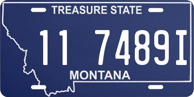 MT license plate 117489I
