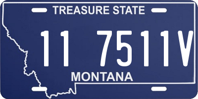 MT license plate 117511V