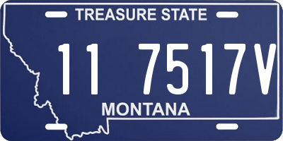 MT license plate 117517V