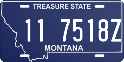 MT license plate 117518Z