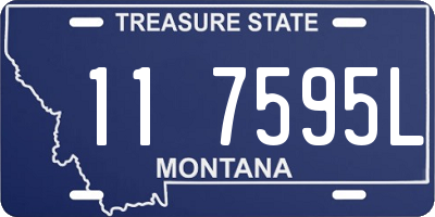 MT license plate 117595L