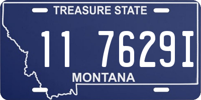 MT license plate 117629I
