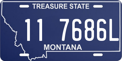 MT license plate 117686L