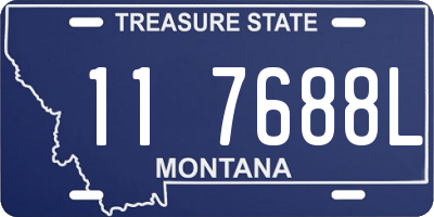 MT license plate 117688L