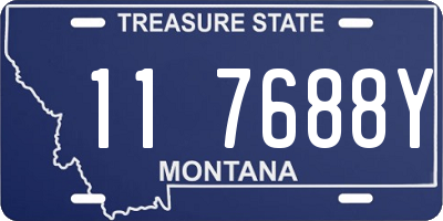 MT license plate 117688Y