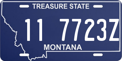 MT license plate 117723Z